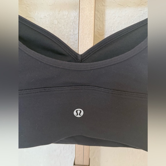Lululemon Align Sweetheart Bra Black Light Support A/B Cup – Size 4 Nulu Soft - Picture 5 of 7